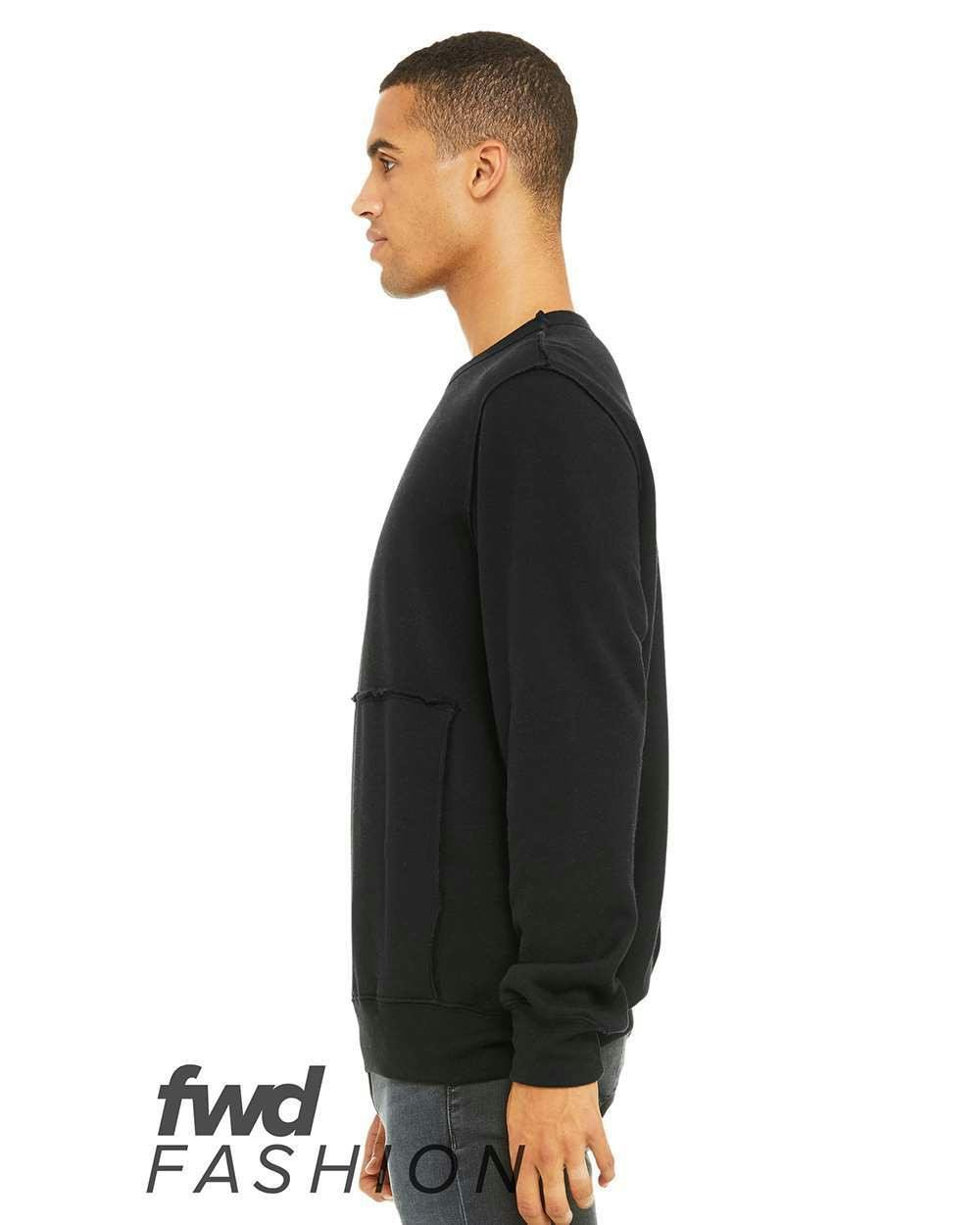 FWD Fashion Raw Seam Crewneck Sweatshirt [3743]