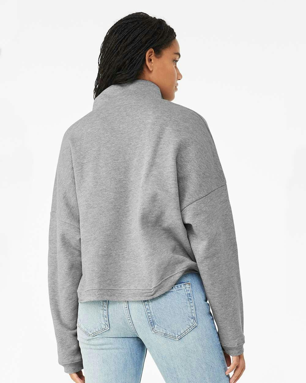 Women’s Sponge Fleece Half Zip Pullover [3953]