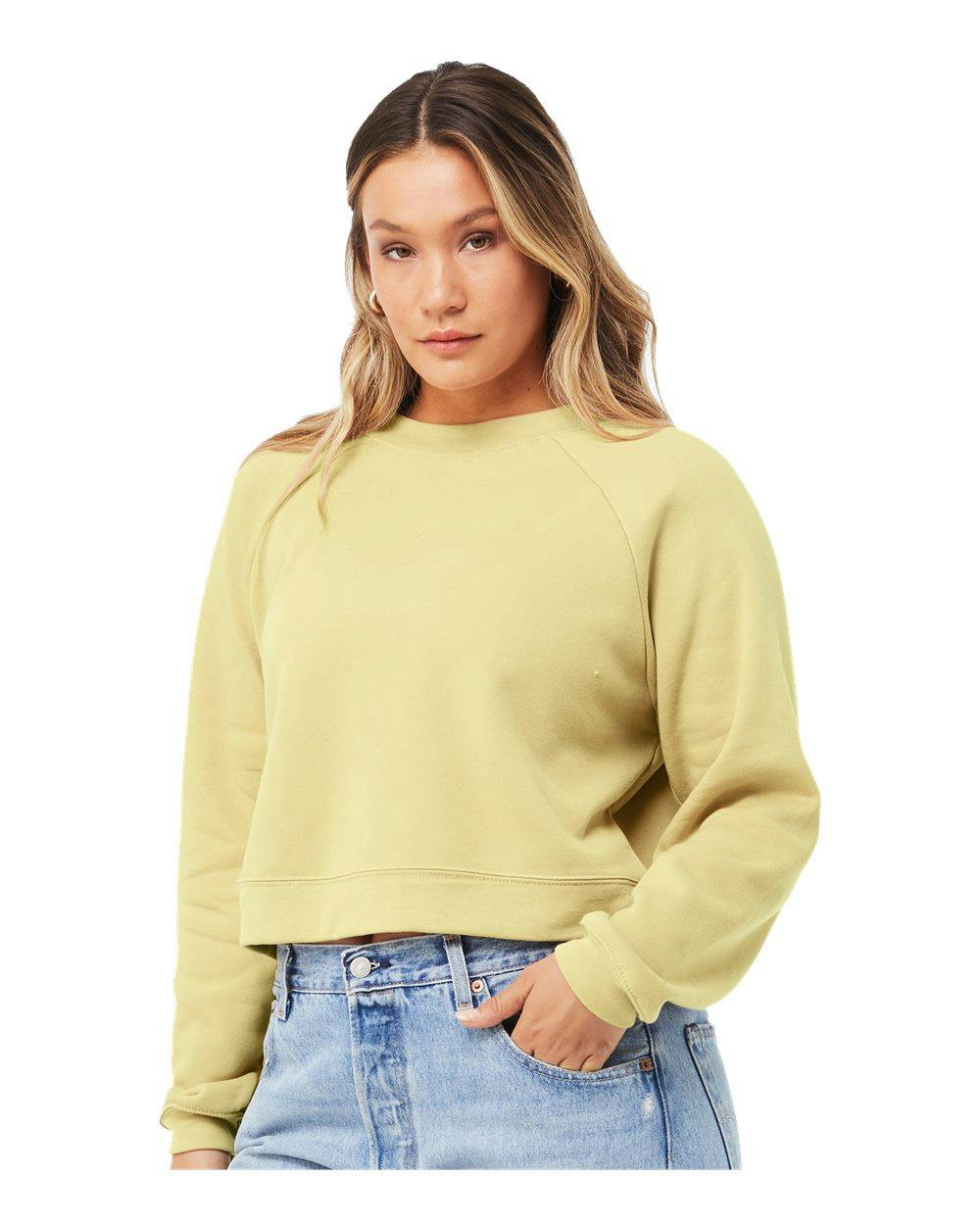 Women's Raglan Pullover Fleece [7505]