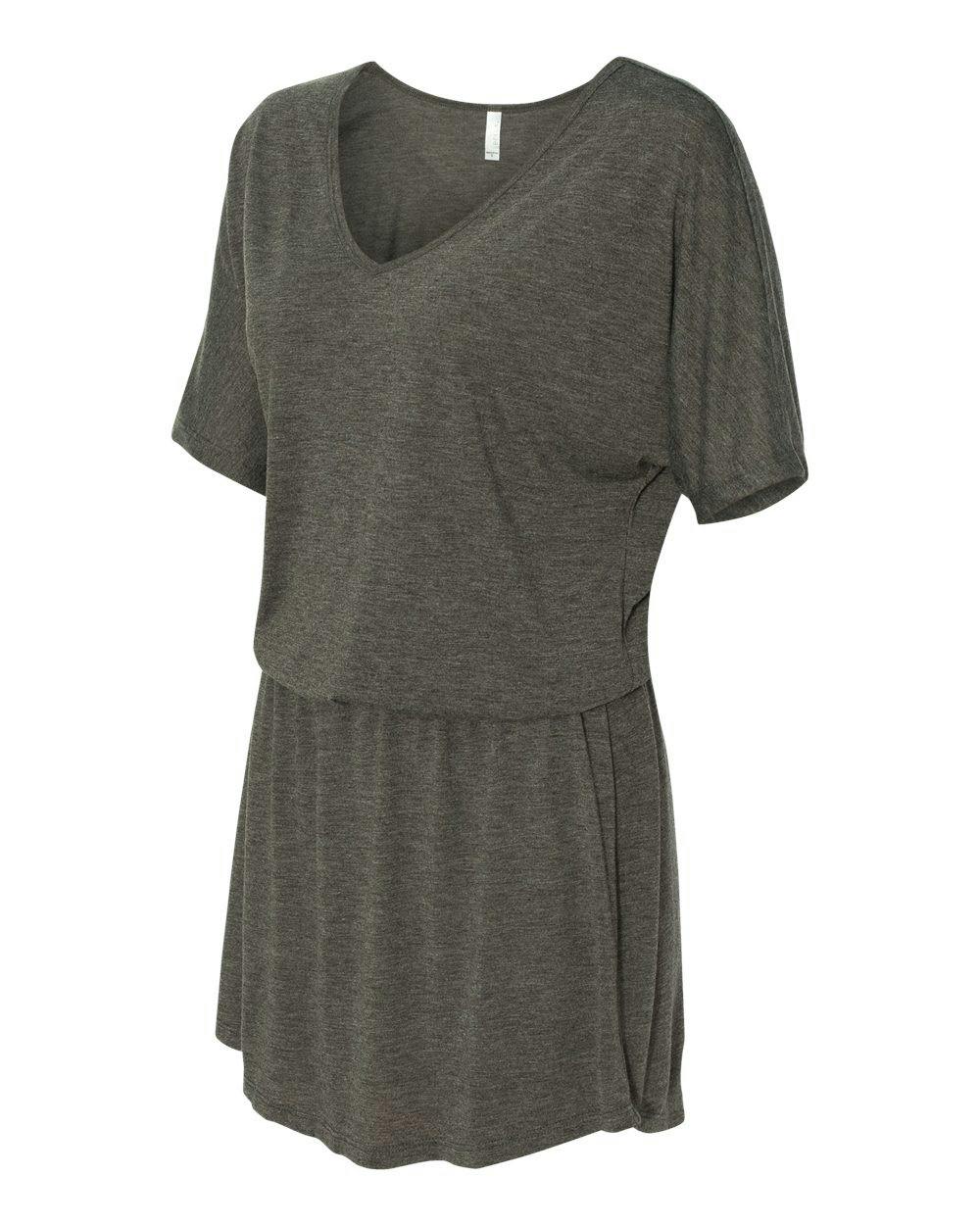 Women's Flowy V-neck Dress [8812]