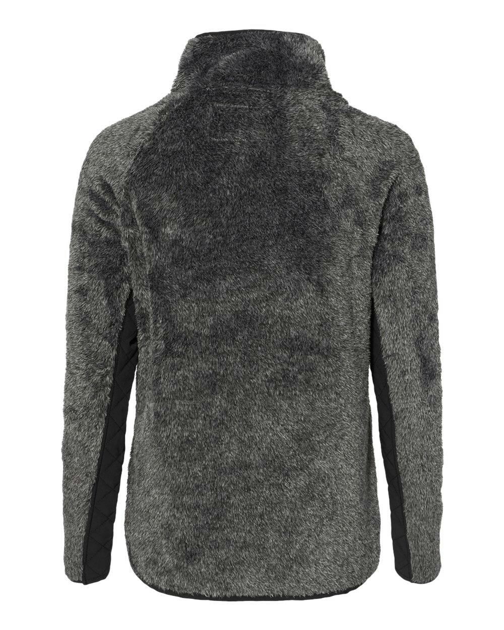 Women's Quilted Fuzzy Fleece Pullover [FZ06]