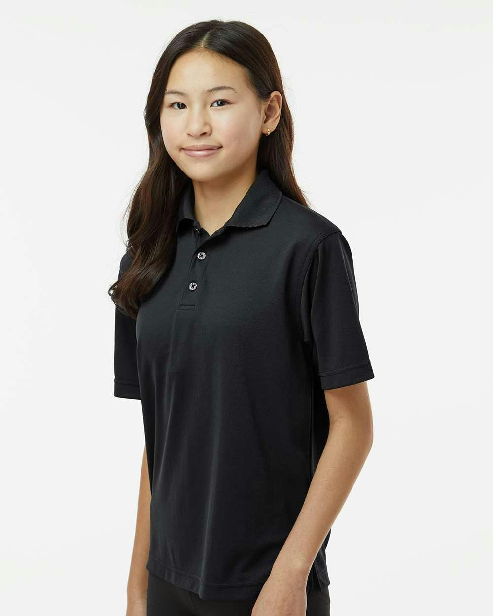 Youth Saratoga Performance Mini Mesh Polo [108Y]