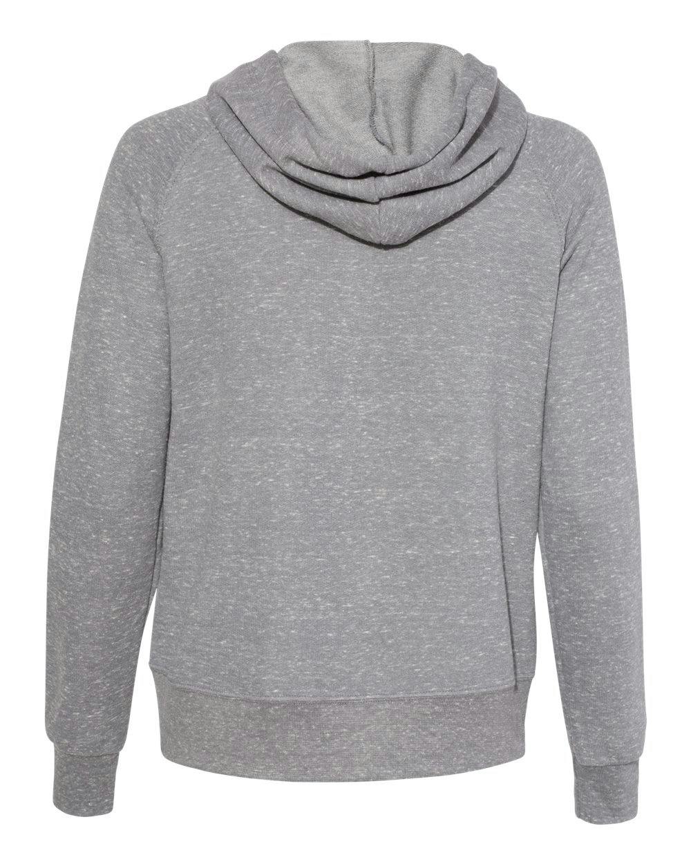 Women's Snow Heather French Terry Full-Zip Hooded Sweatshirt [92WR]