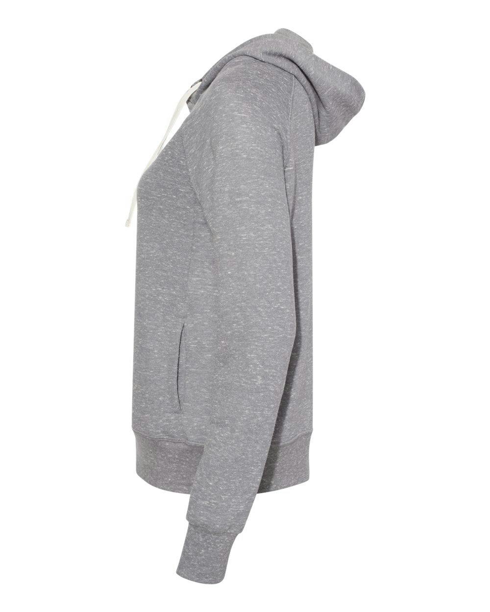 Women's Snow Heather French Terry Full-Zip Hooded Sweatshirt [92WR]