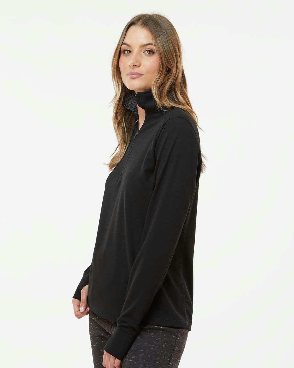 Women’s Omega Stretch Quarter-Zip Pullover [8433]