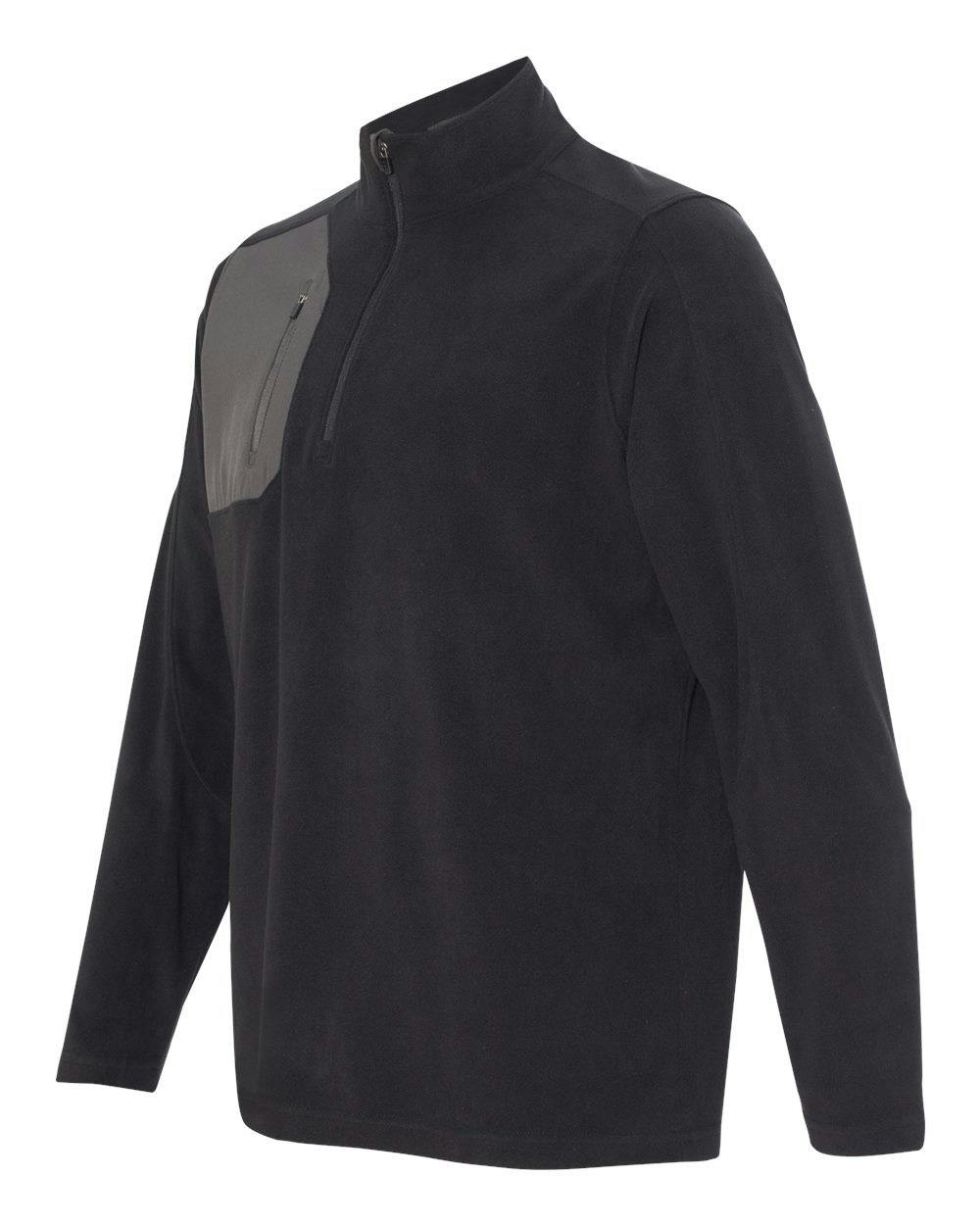 Interval DDX Quarter-Zip Nano Fleece Nylon Pullover [7345]