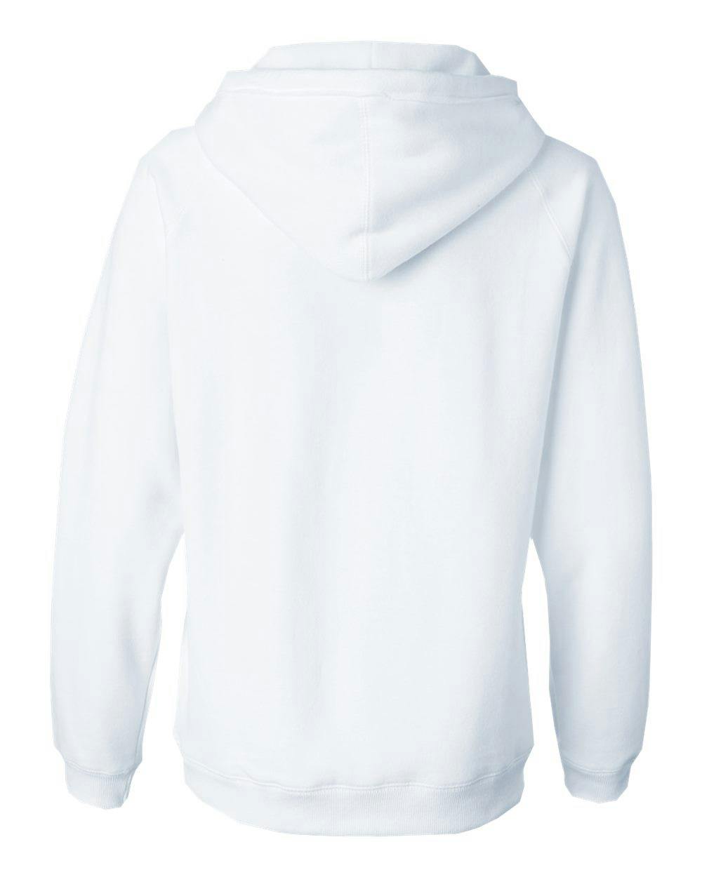 Women's Sueded V-Neck Hooded Sweatshirt [8836]