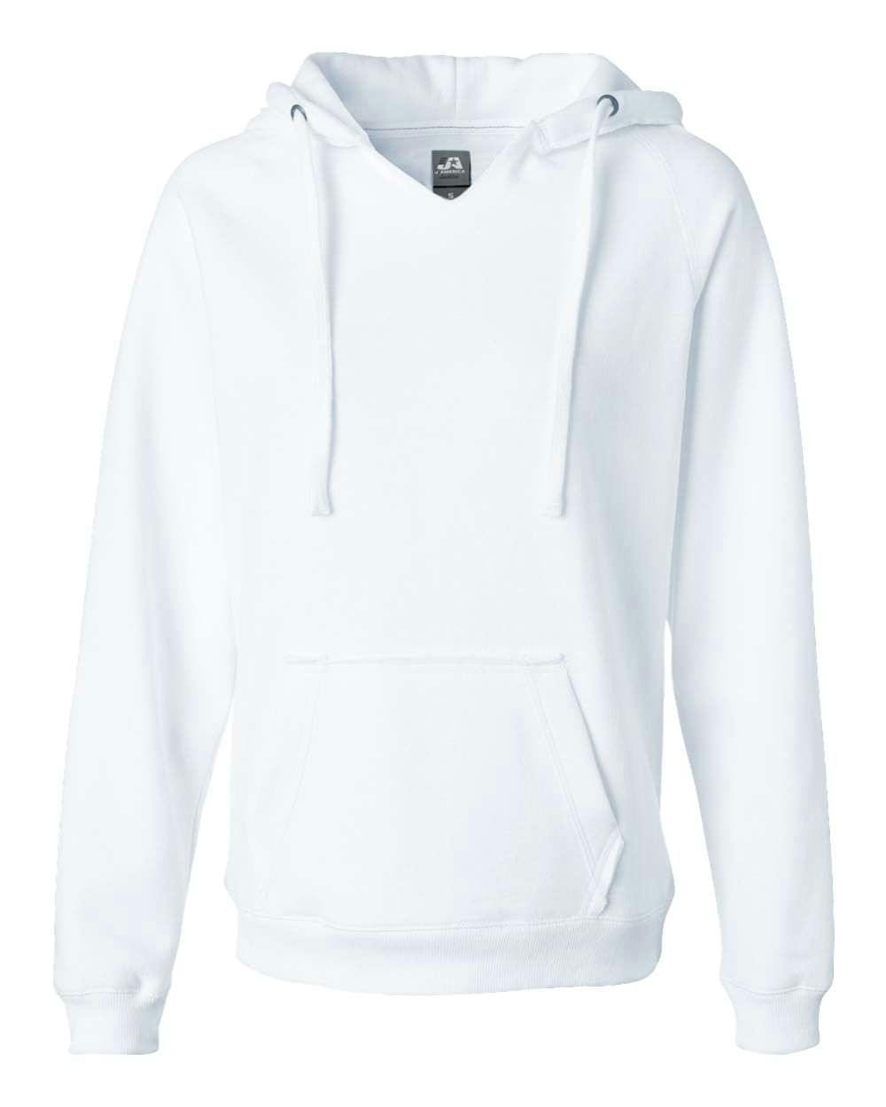 Women's Sueded V-Neck Hooded Sweatshirt [8836]