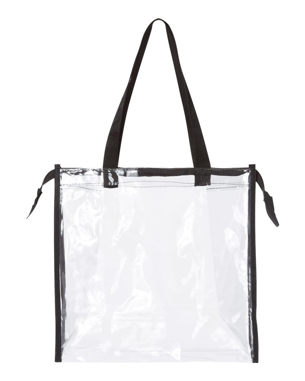 OAD Clear Zippered Tote with Full Gusset [OAD5006]