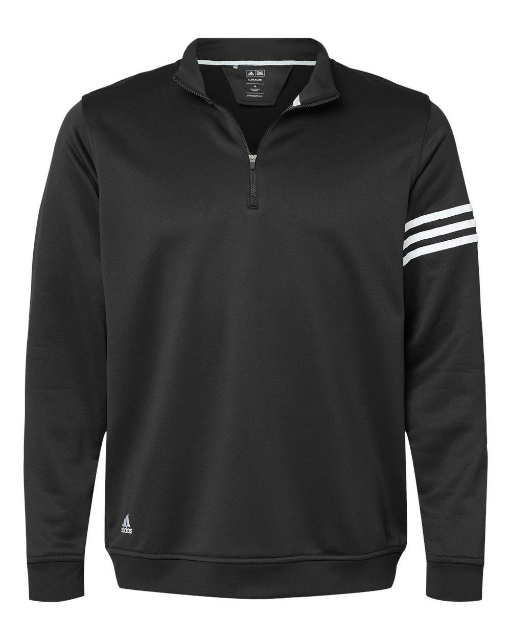 3-Stripes French Terry Quarter-Zip Pullover [A190]