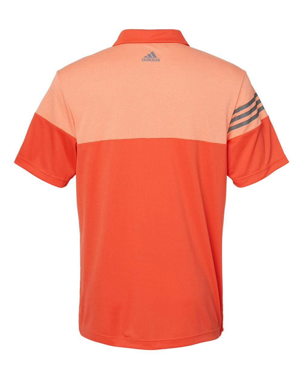 Heathered 3-Stripes Colorblocked Polo [A213]