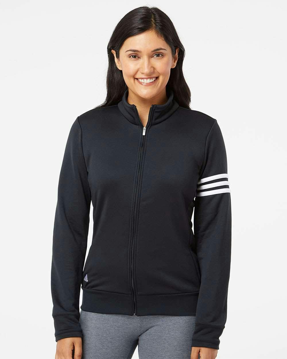 Women's 3-Stripes French Terry Full-Zip Jacket [A191]