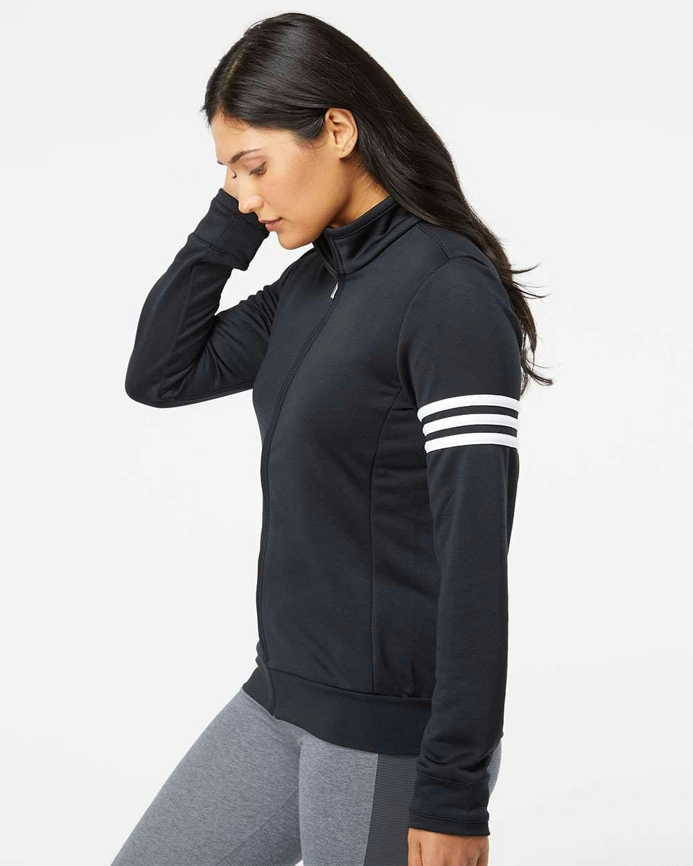 Women's 3-Stripes French Terry Full-Zip Jacket [A191]