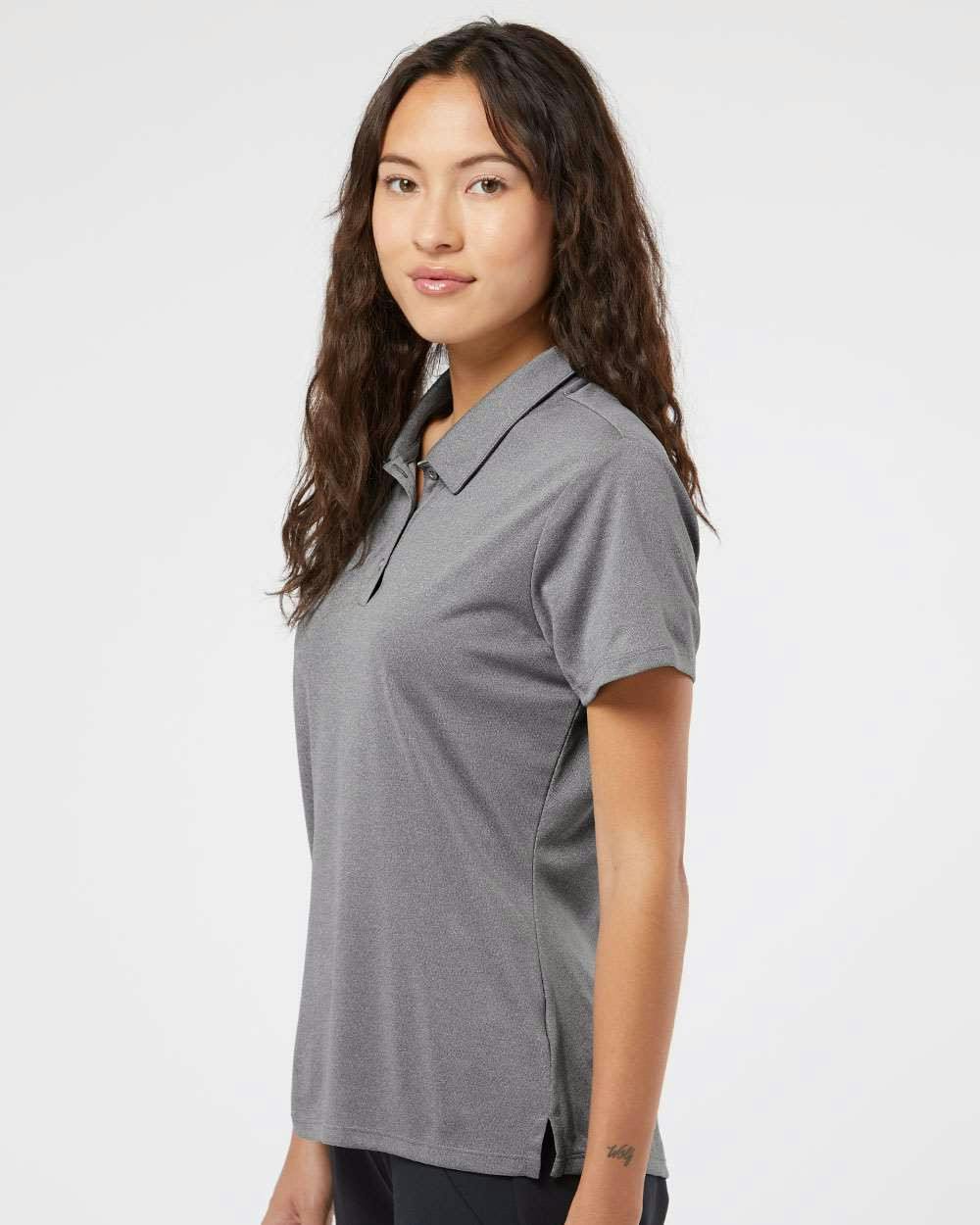 Women's Heathered Polo [A241]