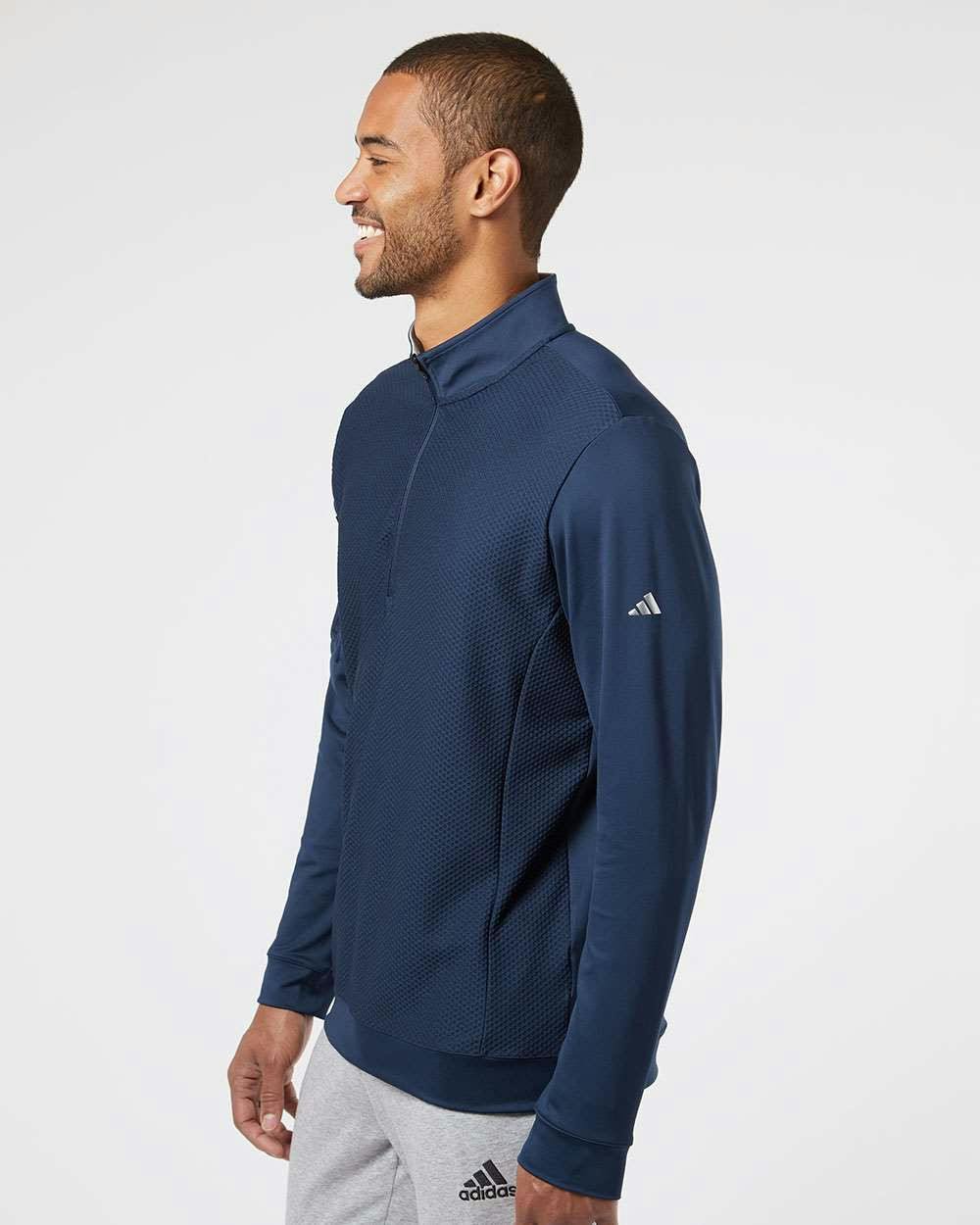 Performance Textured Quarter-Zip Pullover [A295]