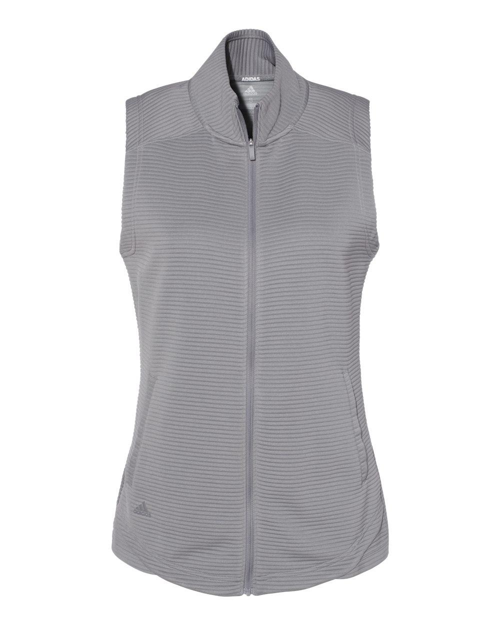 Women's Textured Full-Zip Vest [A417]