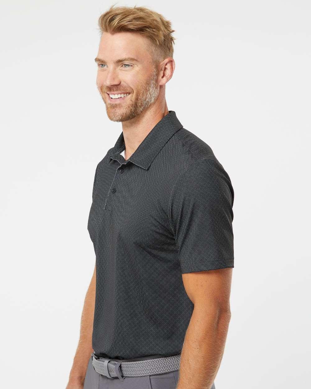 Diamond Dot Print Polo [A498]