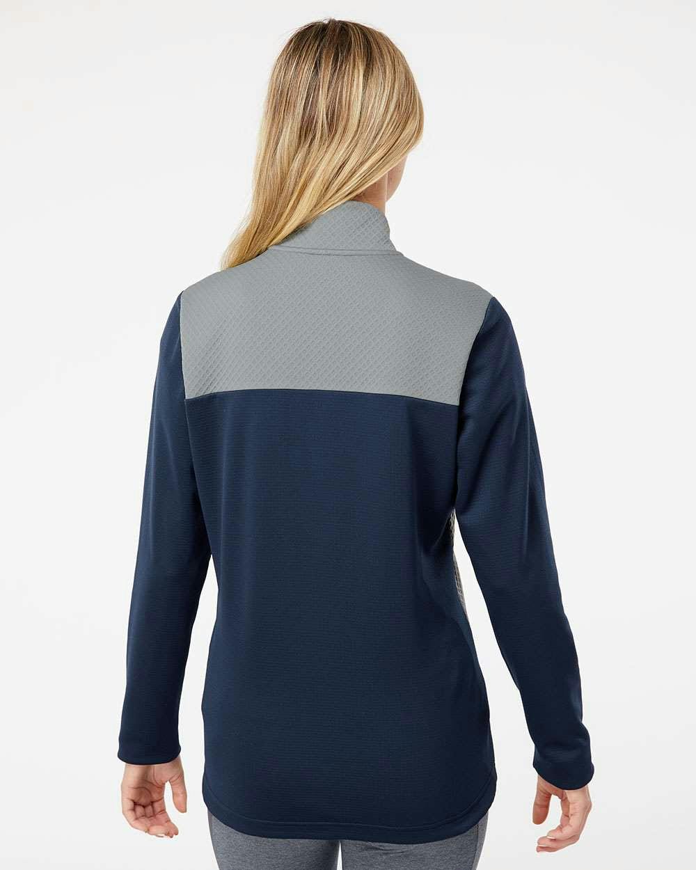 Women's Textured Mixed Media Full-Zip Jacket [A529]