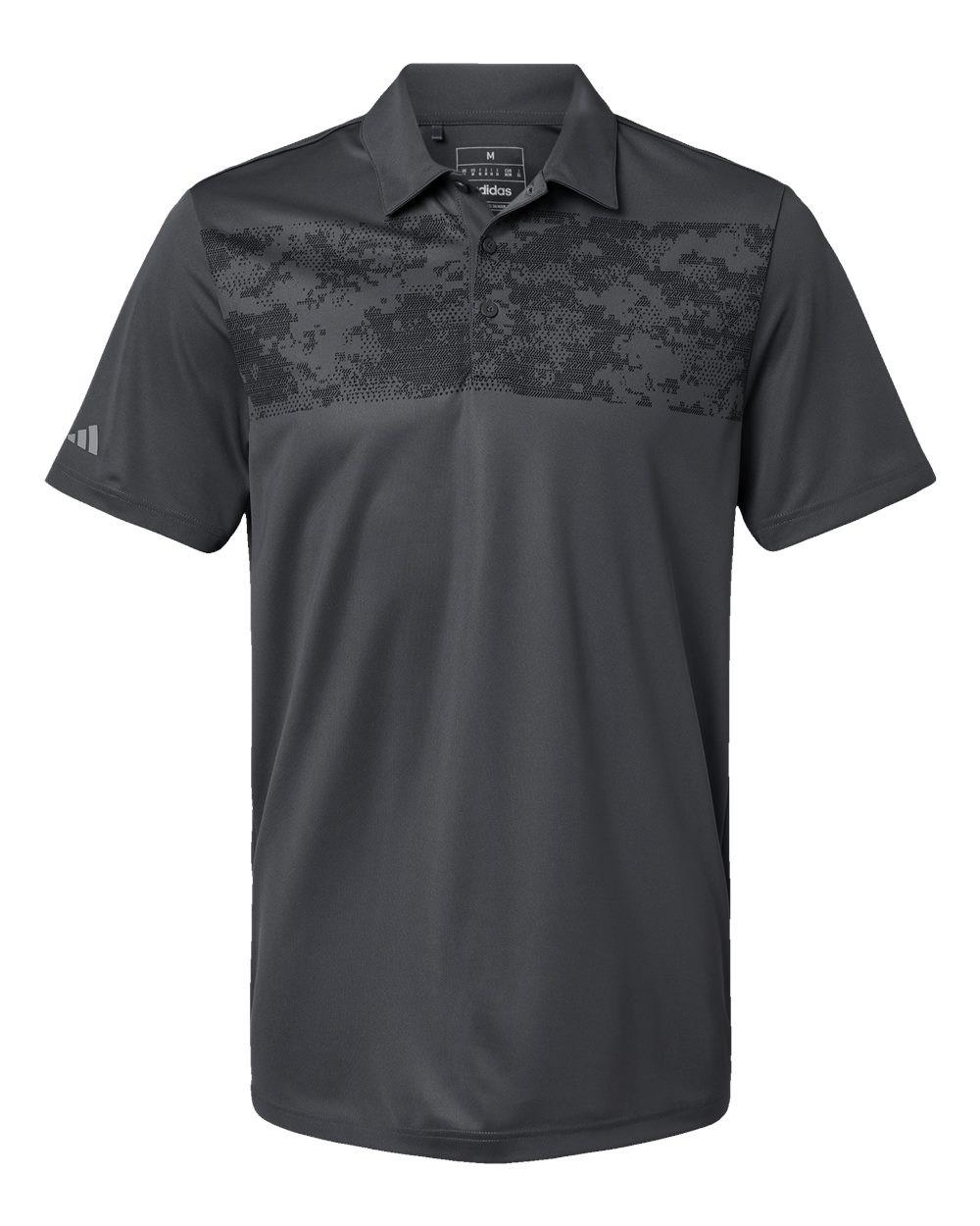 Camo Chest Print Polo [A585]