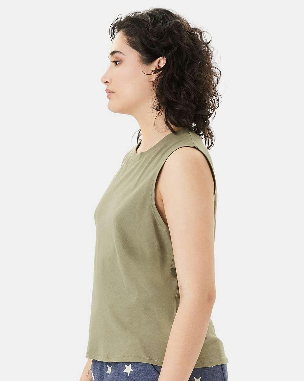 Women's Cotton Jersey Go-To Crop Muscle Tank [1174]