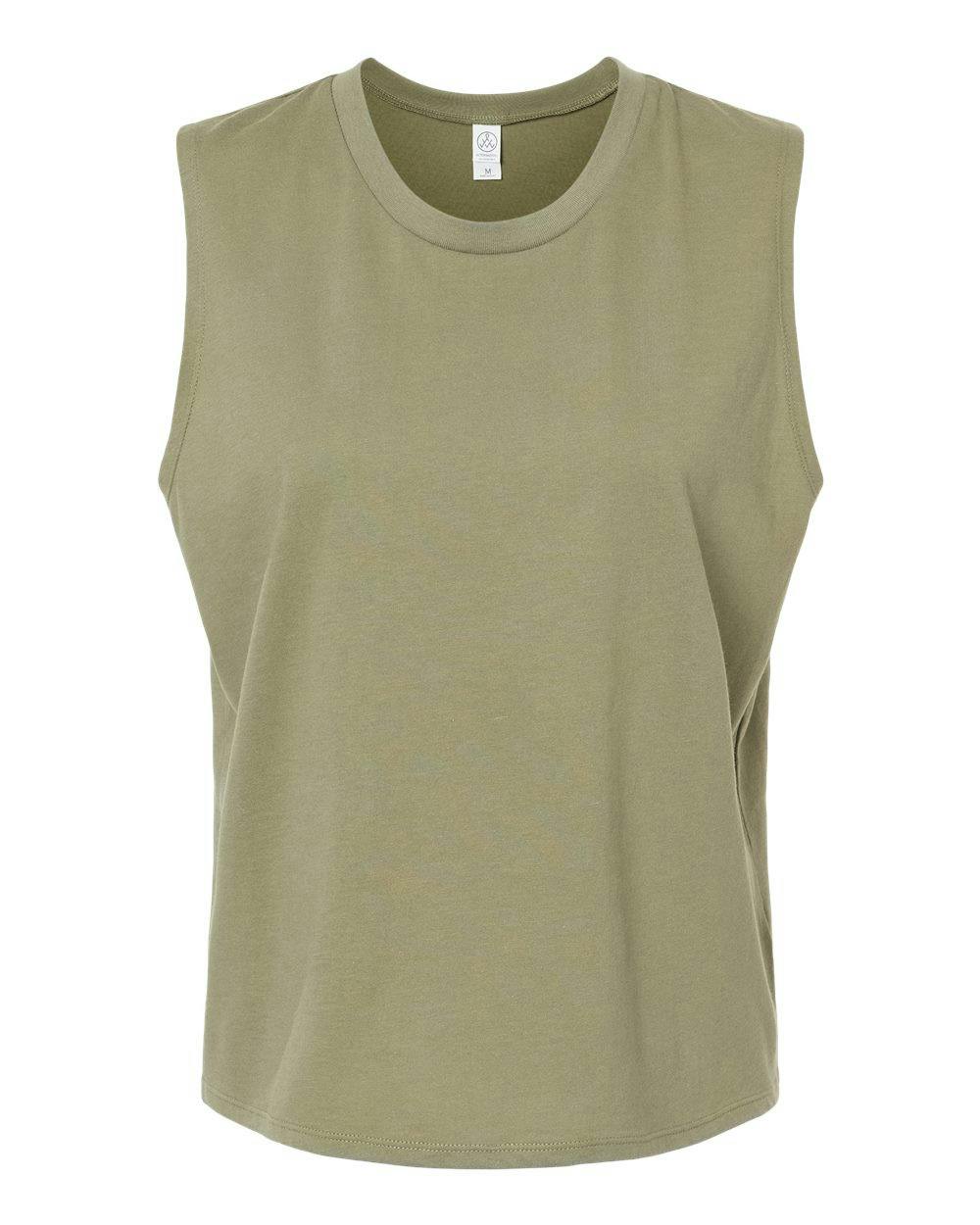 Women's Cotton Jersey Go-To Crop Muscle Tank [1174]