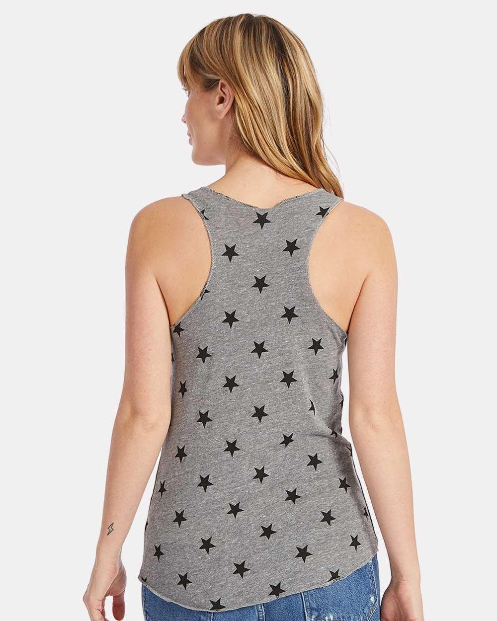 Women's Printed Meegs Eco-Jersey Racerback Tank [1927ea]