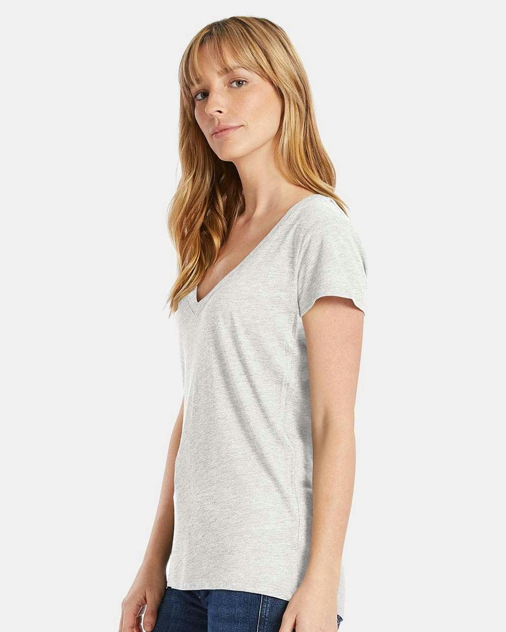 Women's Slinky Jersey V-Neck Tee [2894]