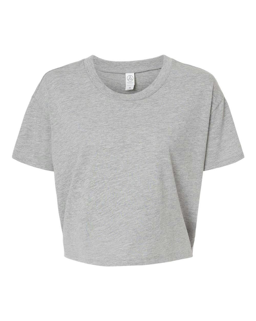 Women's Cotton Jersey CVC Go-To Headliner Crop Tee [5114CV]