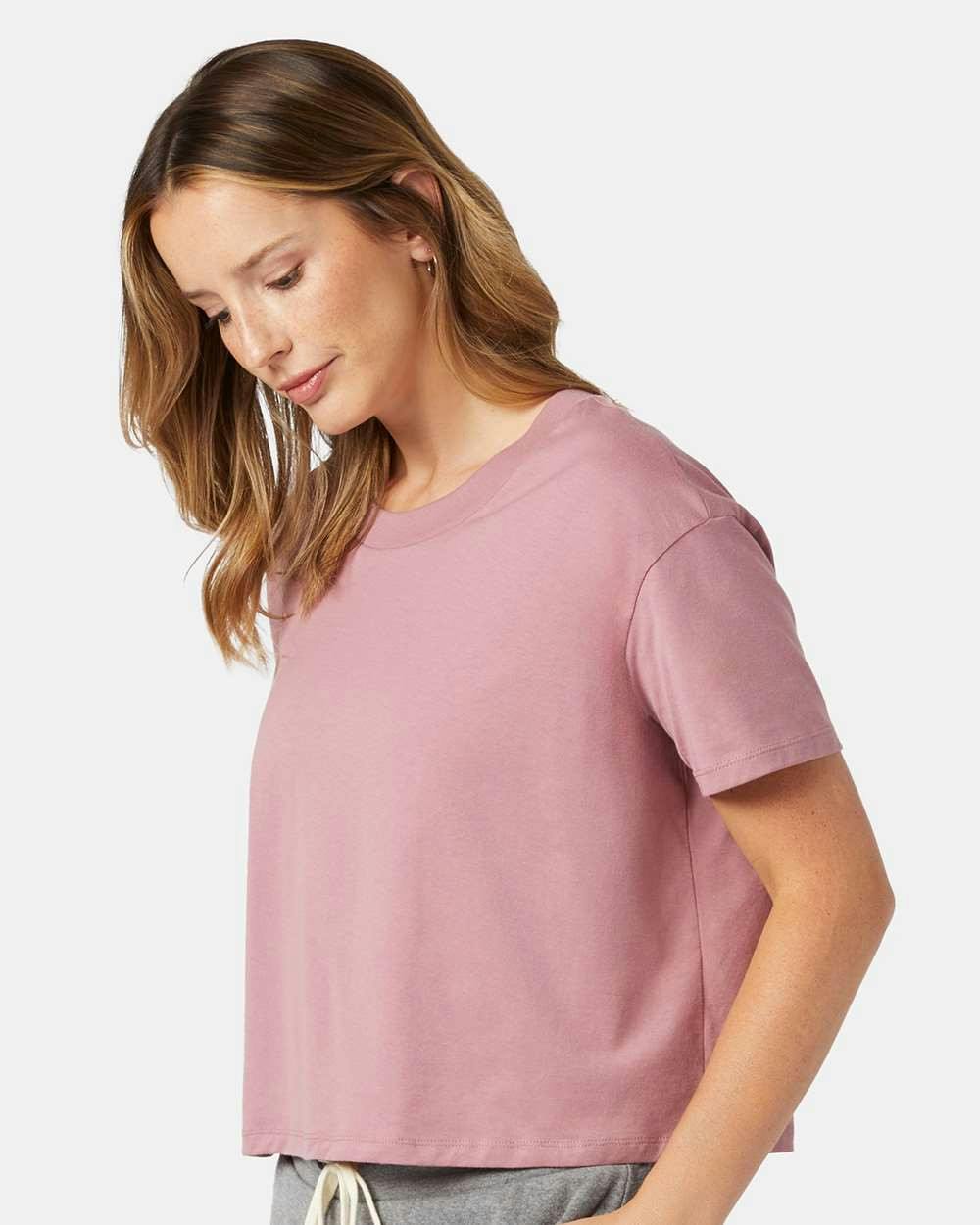 Women's Cotton Jersey Go-To Headliner Crop Tee [5114C]