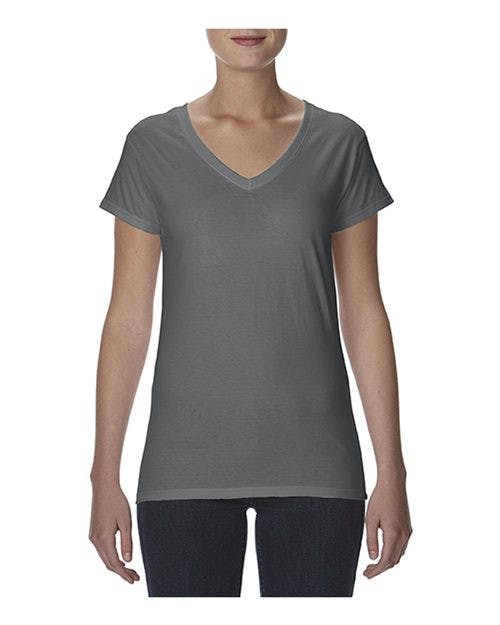 Women's Lightweight Fitted V-Neck T-Shirt [380VL]