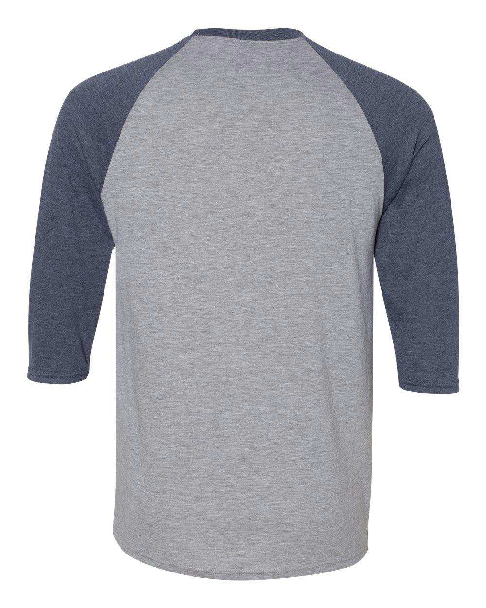 Triblend Raglan Three-Quarter Sleeve T-Shirt [6755]