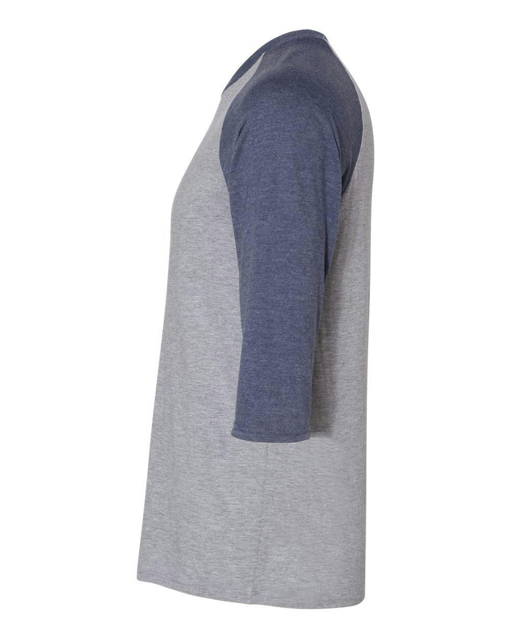 Triblend Raglan Three-Quarter Sleeve T-Shirt [6755]