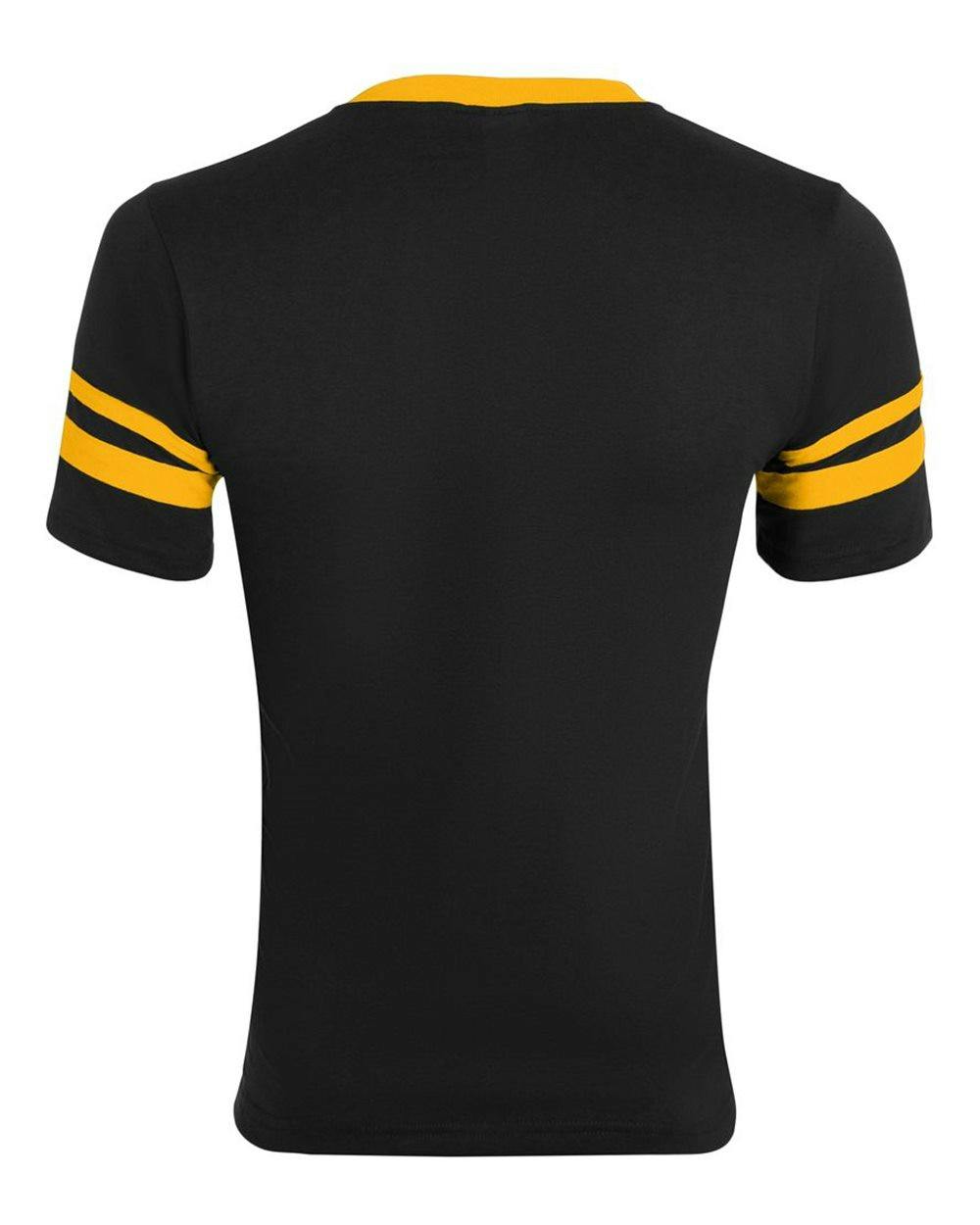 Youth V-Neck Jersey with Striped Sleeves [361]