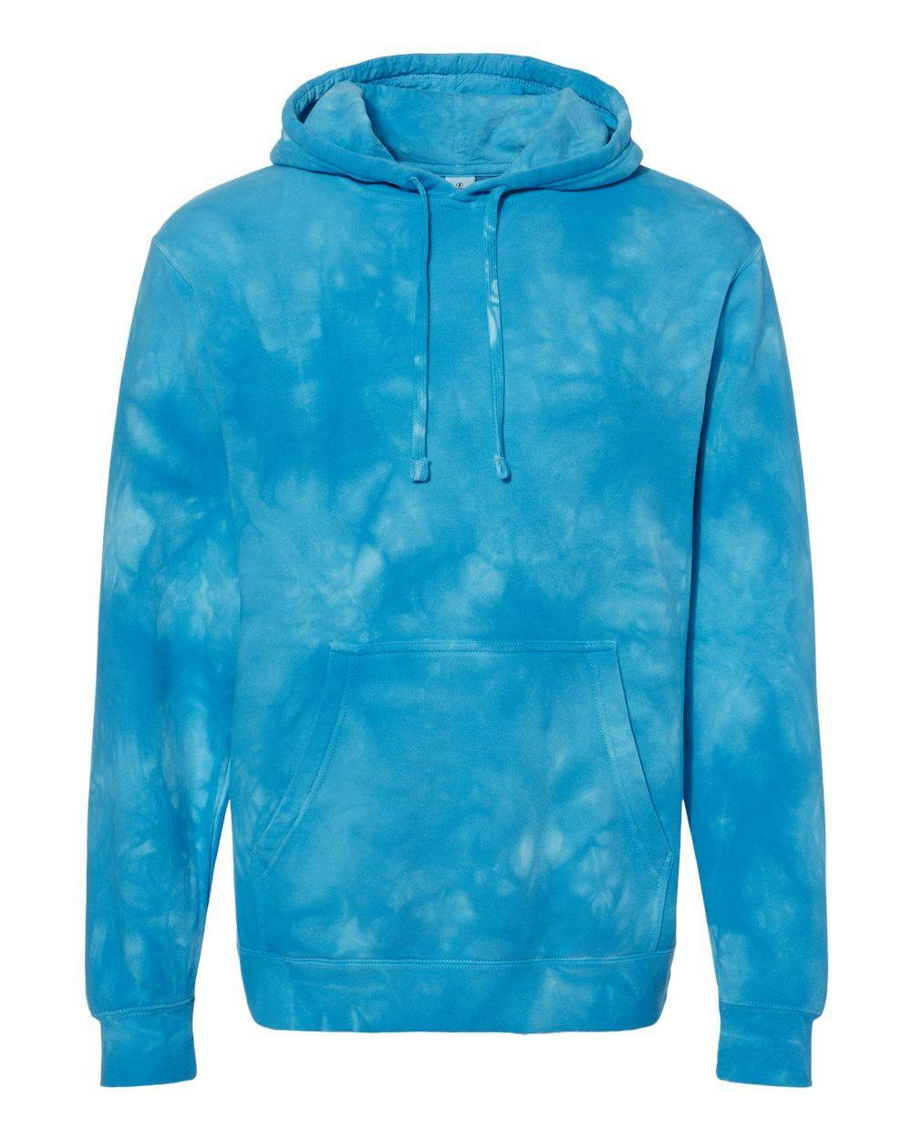 Midweight Tie-Dyed Hooded Sweatshirt [PRM4500TD]