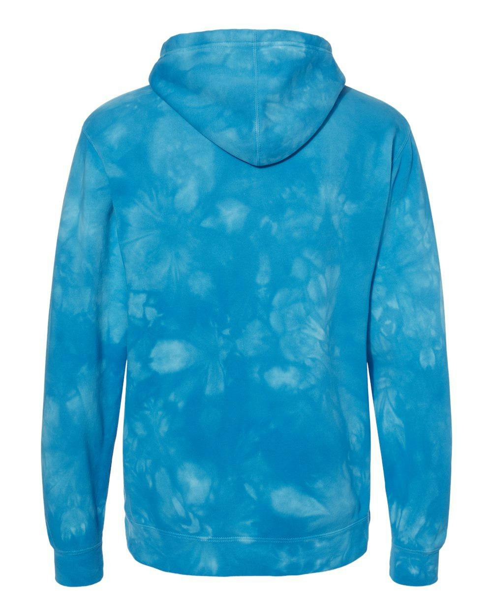 Midweight Tie-Dyed Hooded Sweatshirt [PRM4500TD]