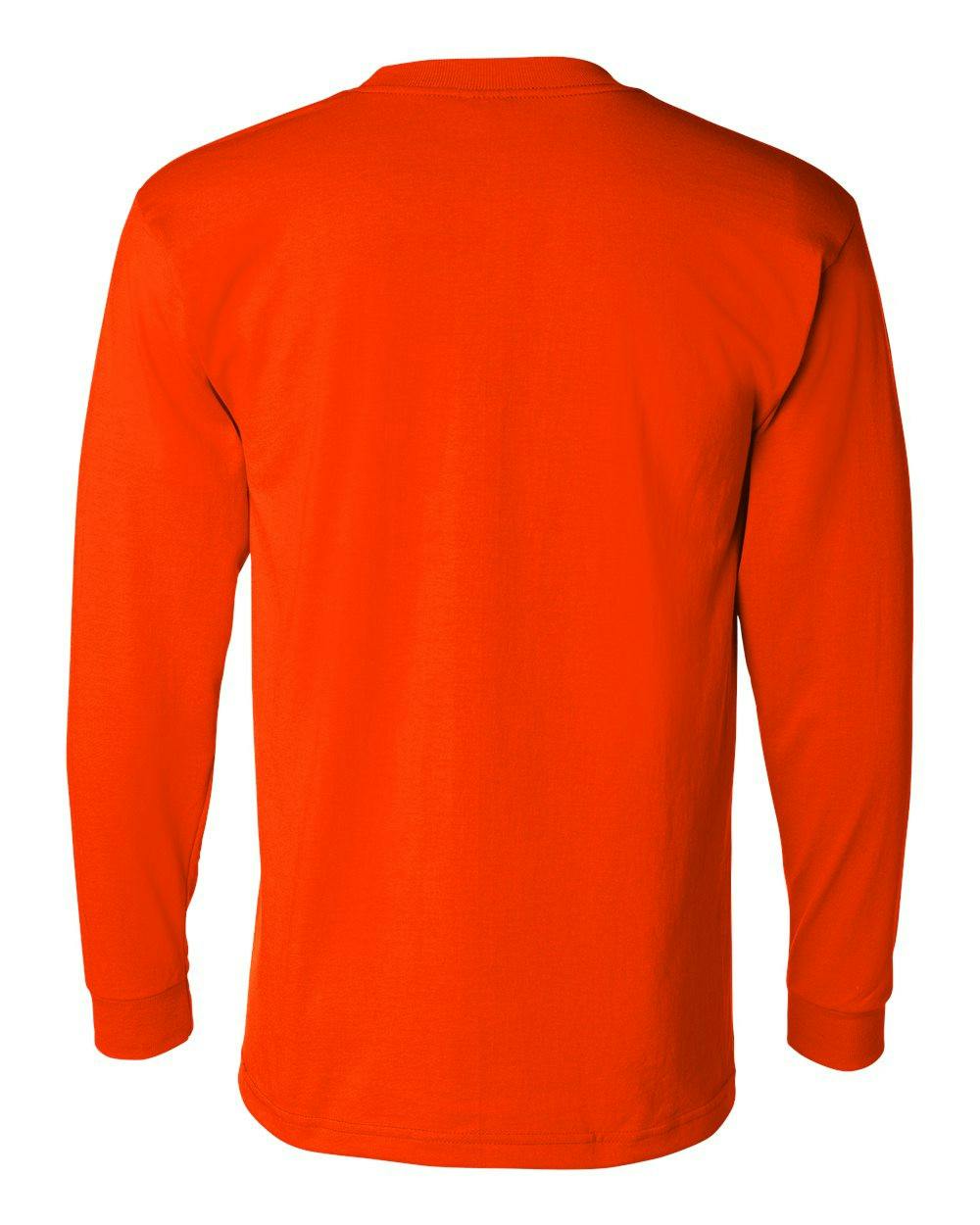 USA-Made 50/50 Long Sleeve Pocket T-Shirt [1730]