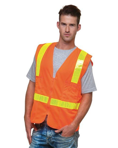 USA-Made ANSI Solid Surveyor's Vest Class 2 [3786]