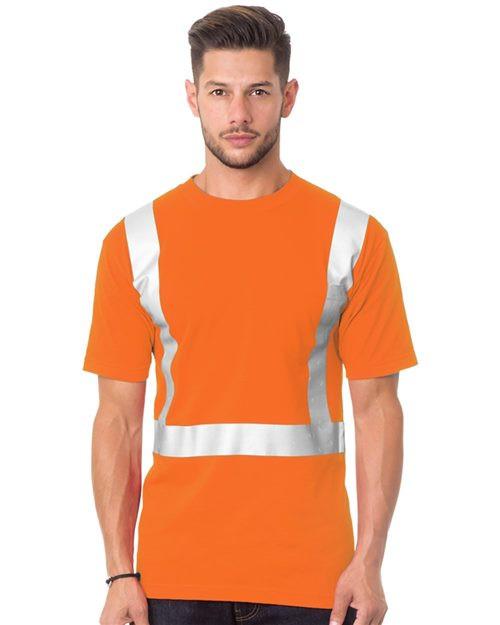 USA-Made 50/50 High Visibility Pocket T-Shirt [3772]