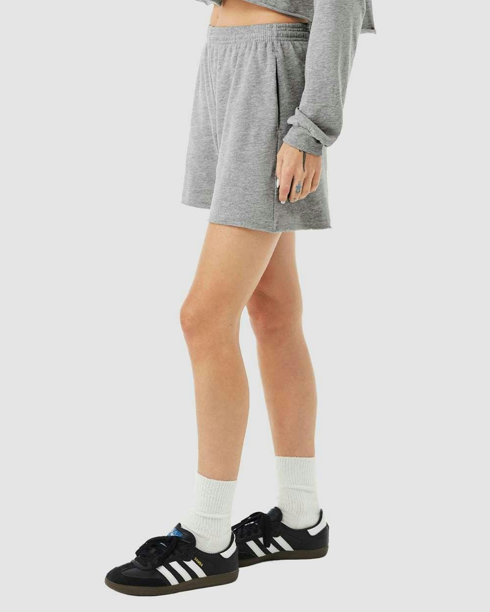 Women's Cutoff Fleece Shorts [3787]