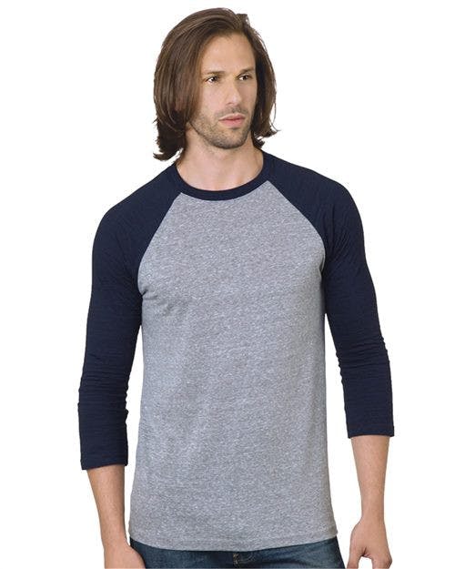 Triblend Three-Quarter Sleeve Raglan T-Shirt [9525]