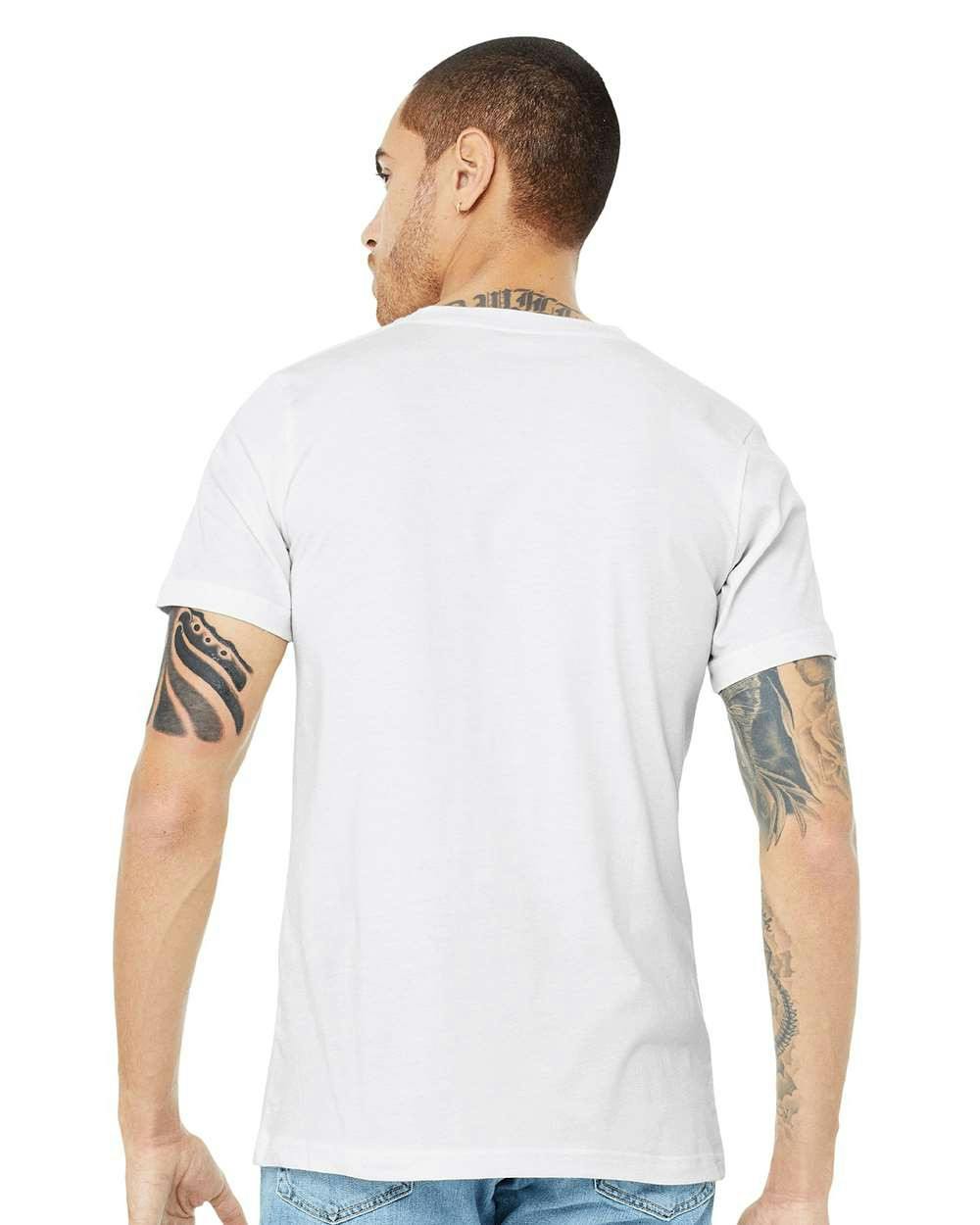 Heather CVC V-Neck Tee [3005CVC]