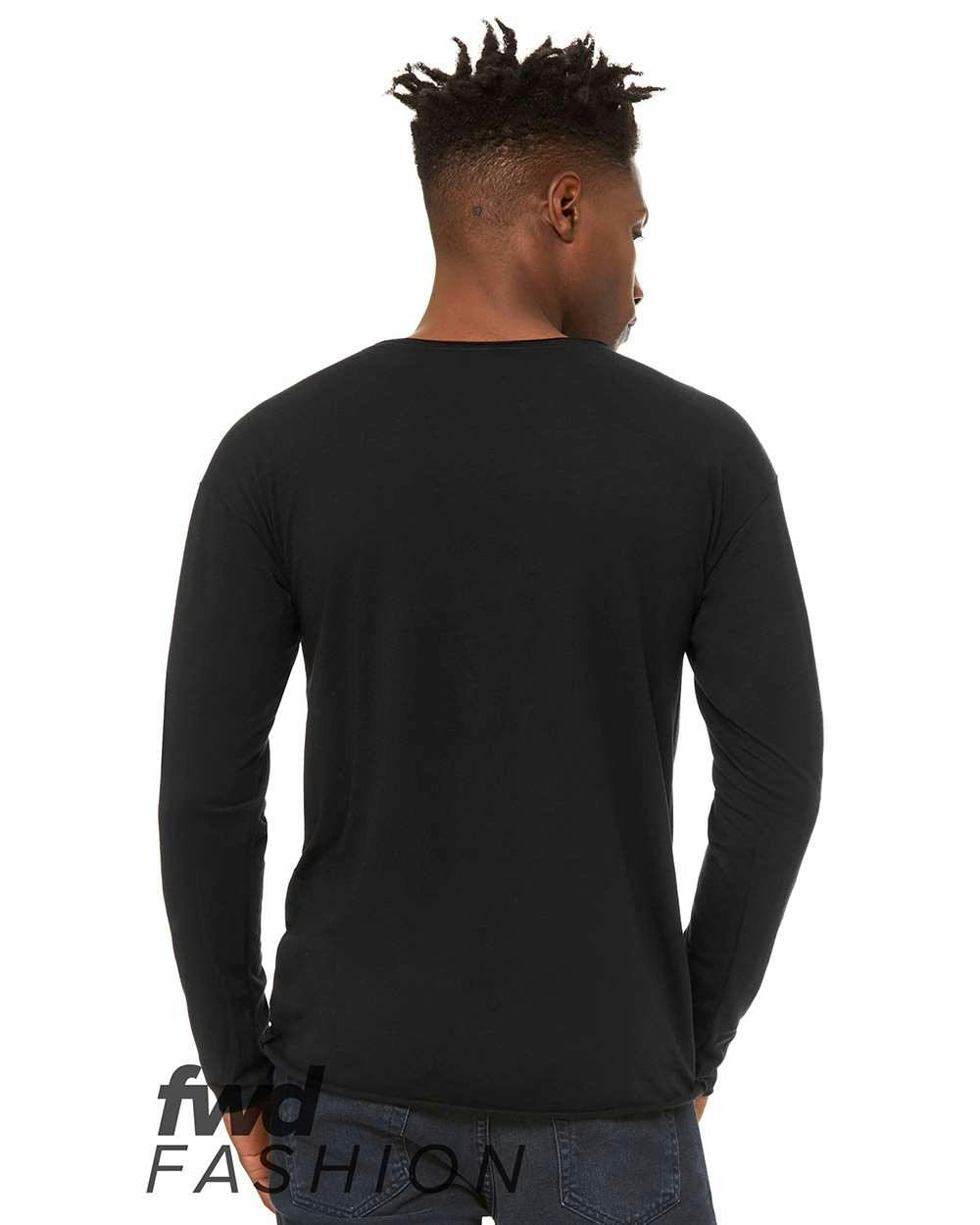 FWD Fashionriblend Raw Neck Long Sleeve Tee [3416]