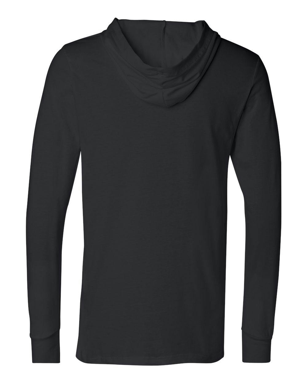 Jersey Hooded Long Sleeve Tee [3512]