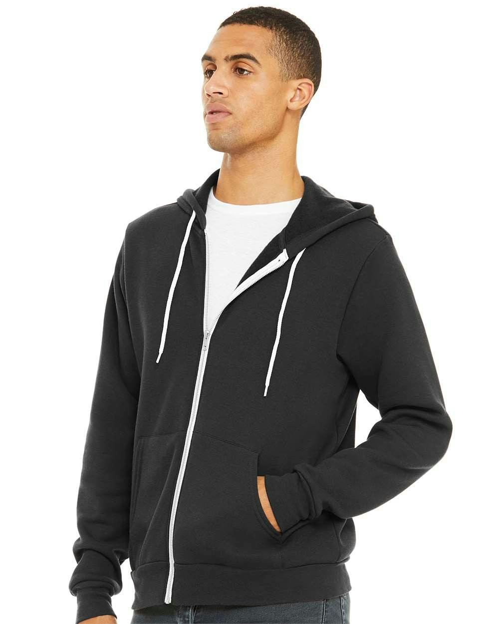 Sponge Fleece Full-Zip Hoodie [3739]