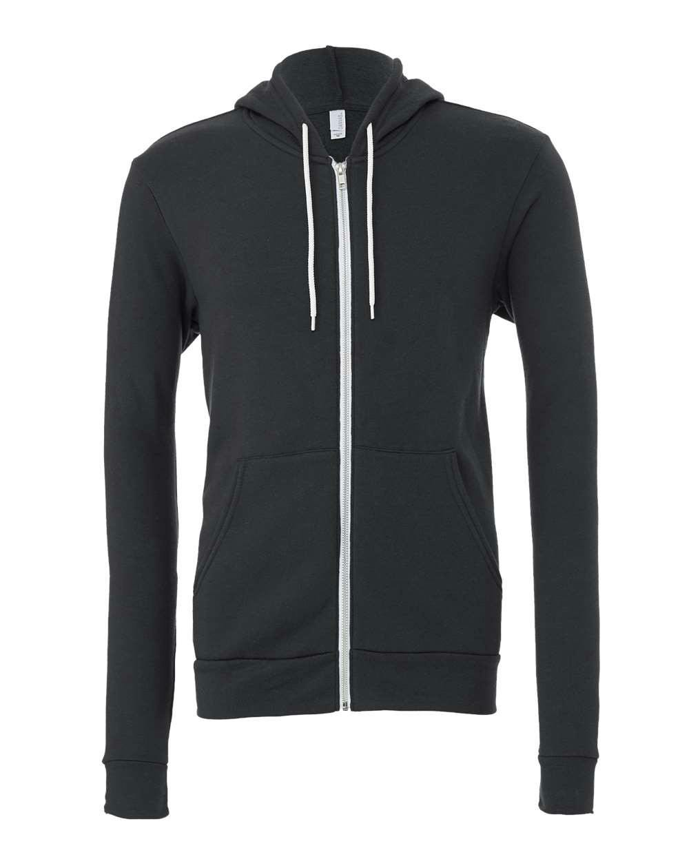 Sponge Fleece Full-Zip Hoodie [3739]