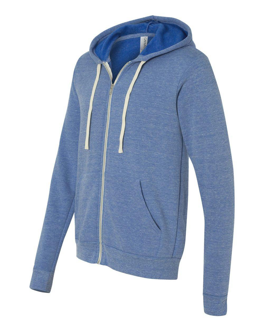 Triblend Sponge Fleece Full-Zip Hoodie [3909]