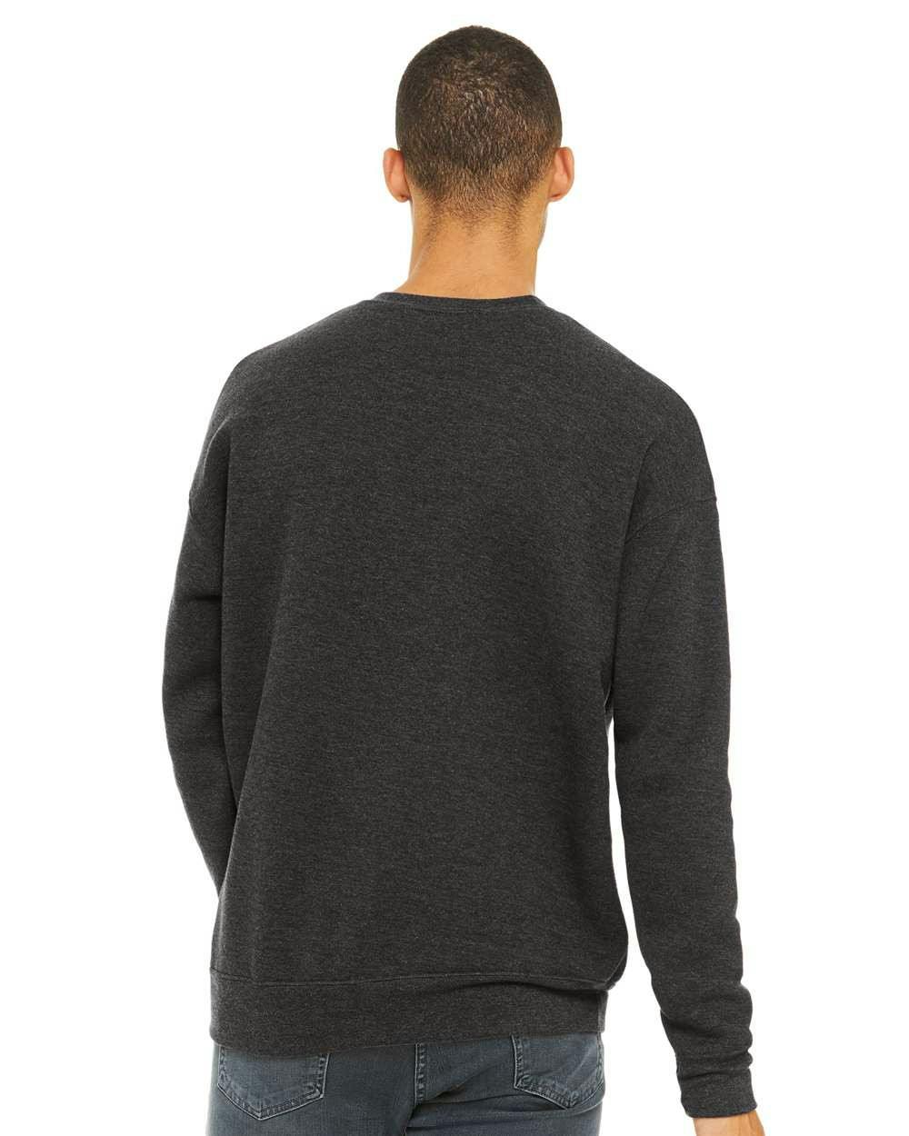 Sponge Fleece Drop Shoulder Crewneck Sweatshirt [3945]