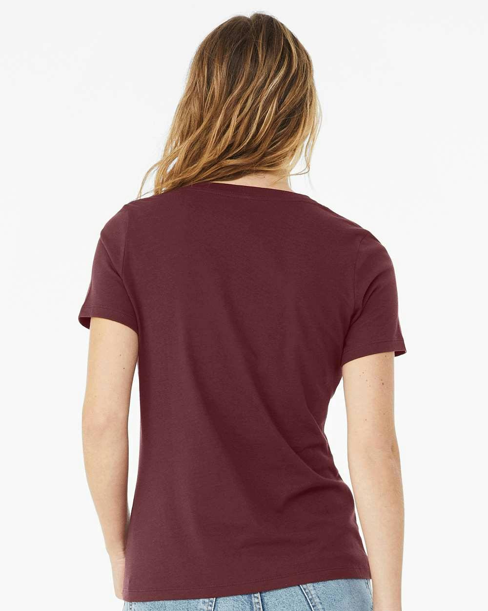 Women’s Relaxed Jersey V-Neck Tee [6405]