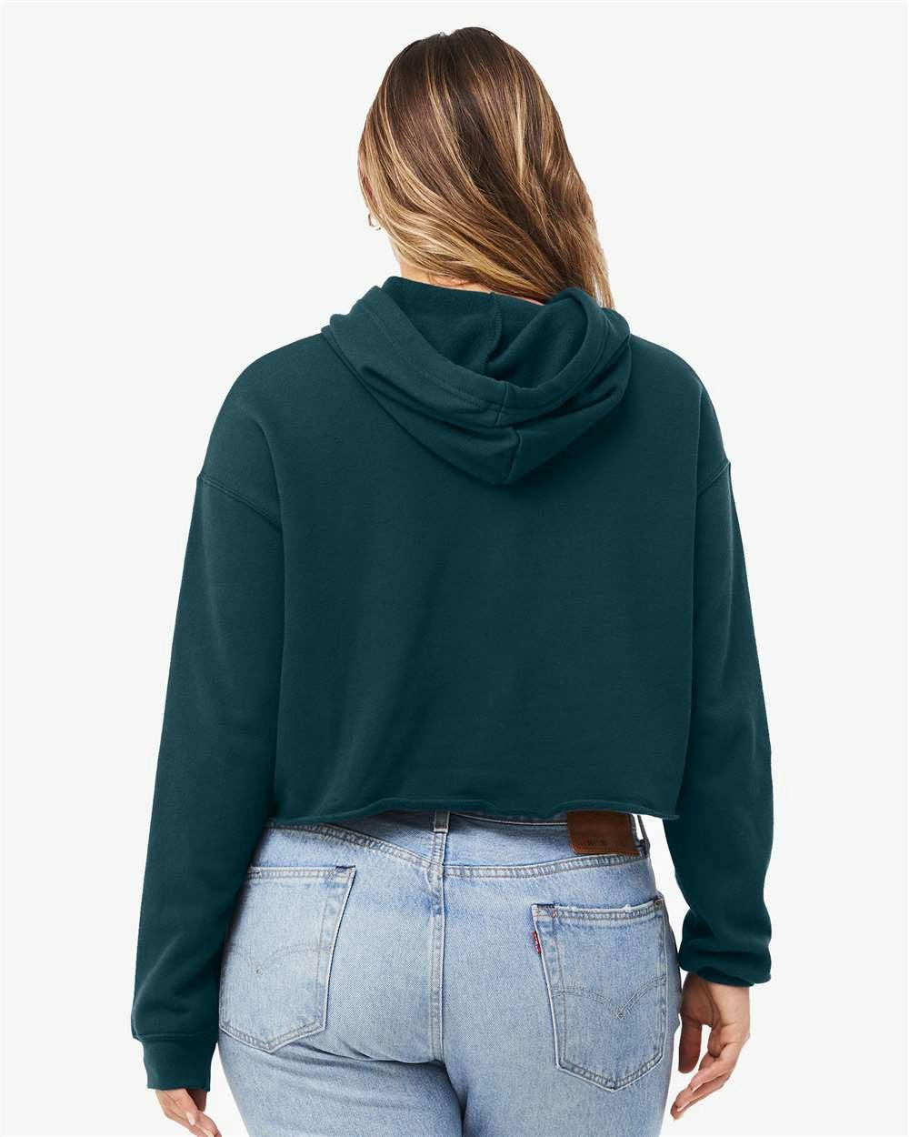 Women's Crop Fleece Hoodie [7502]