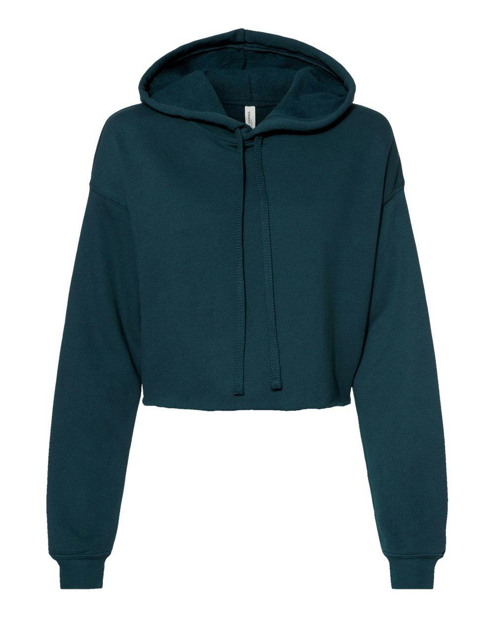 Women's Crop Fleece Hoodie [7502]